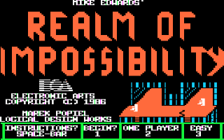 Realm of Impossibility Title Screen
